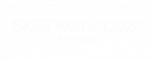 Logo blanc SiGEFWomen 2027 par Horyou